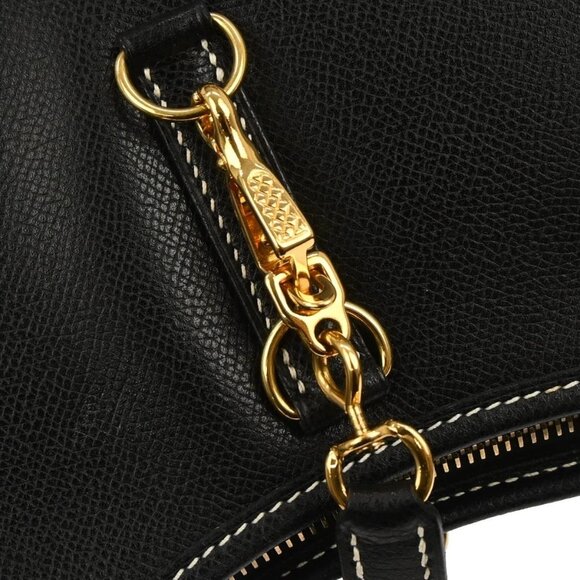 Hermes Black Courchevel Trim 31 Shoulder Bag P□E 126512 - Picture 4 of 10